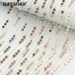 GUFEATHER C311,diy chain,nickel free,stainless steel,natural stone,jewelry findings,jewelry making,diy bracelet necklace,1m/lot