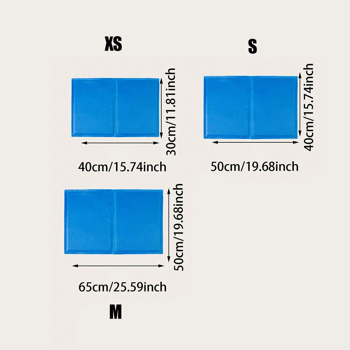 1pc-Pet Cooling Pad, Self-Cooling Dog Bed Mat, Summer Heat Relief Dog Cushion Mat Sleeping Blanket_voghion.com