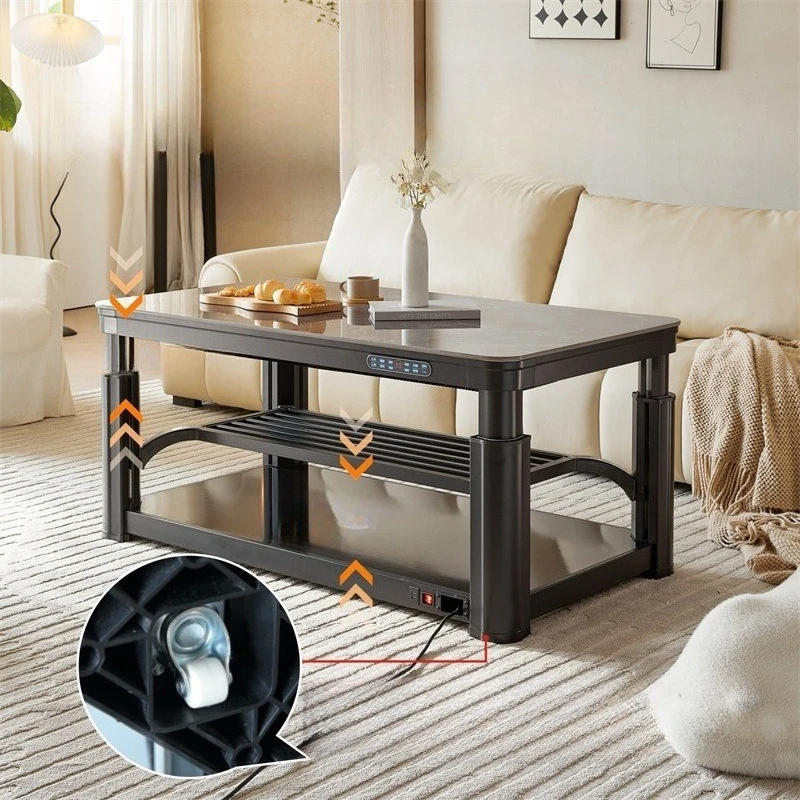 

Heating table Electric heating table Lifting fire coffee table 2024 new