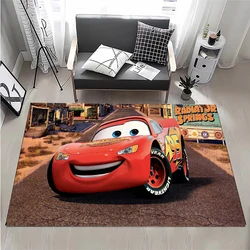 Disney Lightning Mcqueen Car tappeto per grandi aree tappeto 3D per la casa soggiorno ragazzo bambini camera da letto divano zerbino Decor tappetino antiscivolo regalo