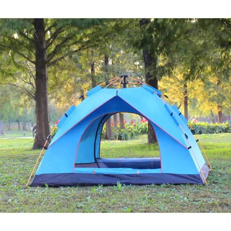 Automatic Pop-up Camping Tent,double Door,small Sunshade-spacious and Fast,suitable for Outdoor Portable Waterproof Hiking Tent