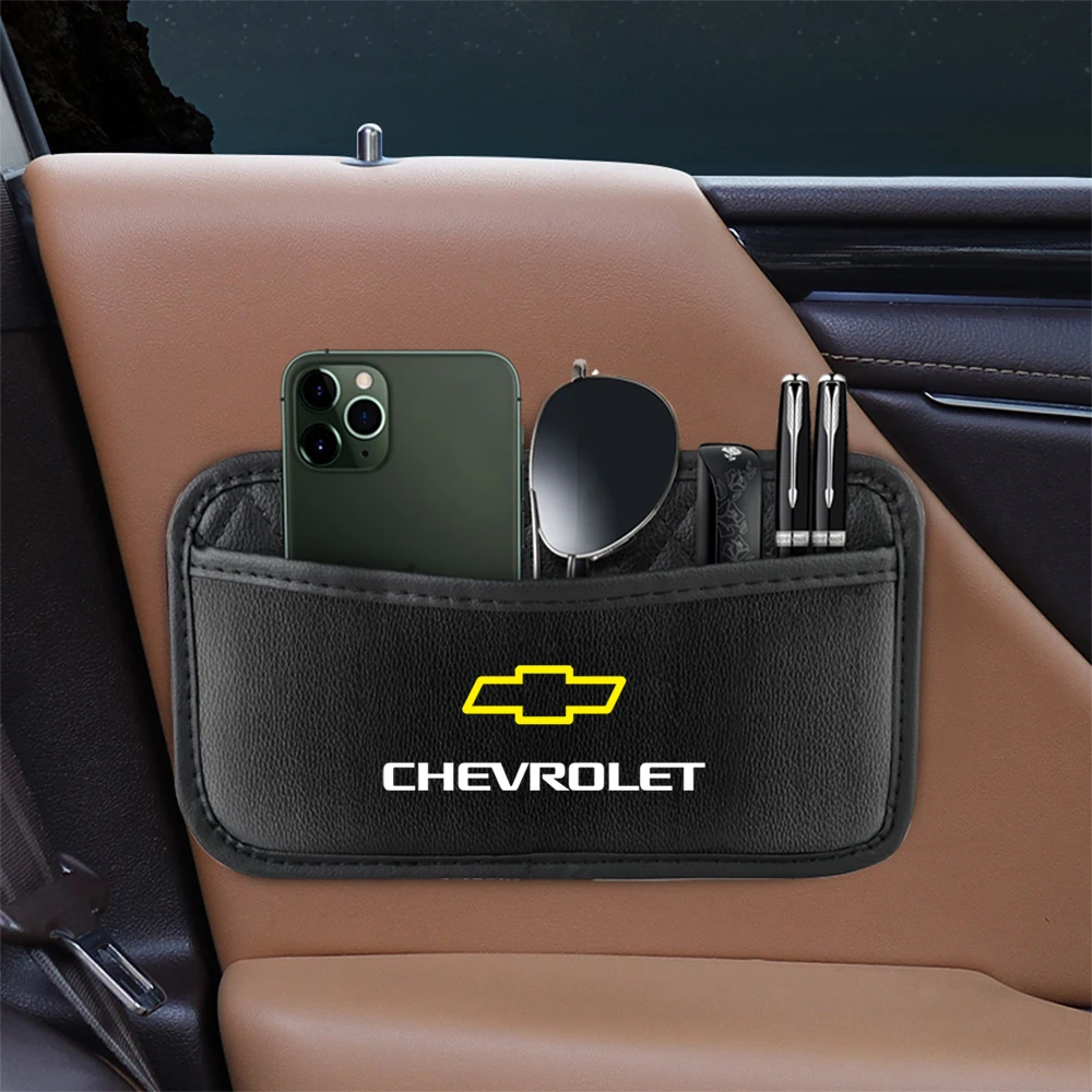 Car Seat Back Car Door Storage Bag Auto Organizer for Chevrolet Cruze Captiva Sonic Spark Onix Aveo Orlando Sail Malibu Camaro