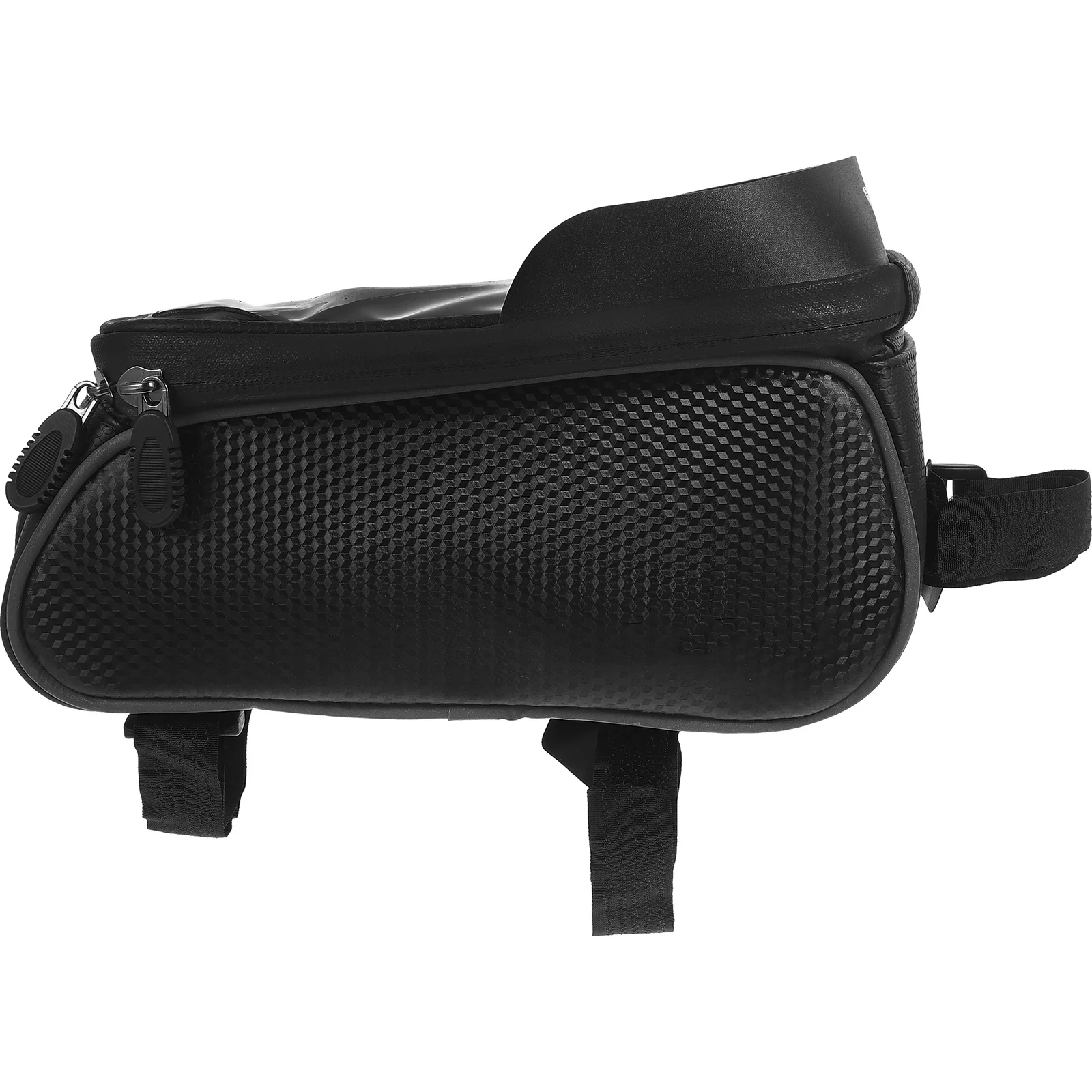 

Waterproof Front Beam Quick Release For Mountain Black Durable Zipper Pocket Large Capacity Storage For Phone Keys Glasses