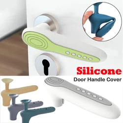 Silicone Door Handle Protector Cover Anti Collision Static Door Handle Knob Cover Baby Home Safety Decor Rubber Static Door