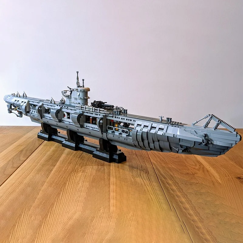 4565 قطعة MOC U قارب نوع VIIC قارب نموذج بناء هدية الكريسماس كتل العمارة تجميع لتقوم بها بنفسك التعليم لعبة الطوب عيد ميلاد #2