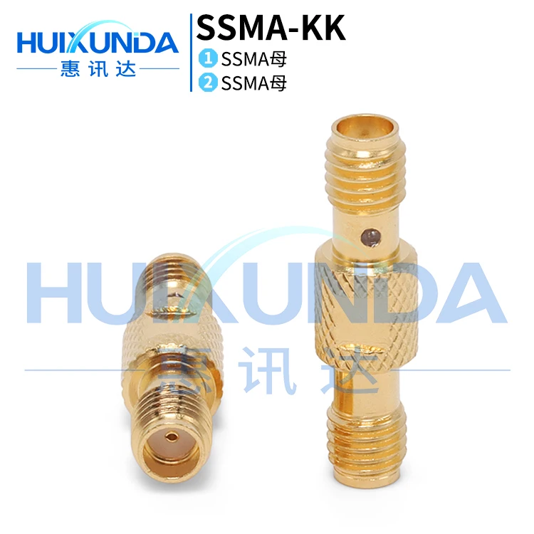 

SSMA-KK SSMA female to female SSMA dual-pass head SSMA double female straight-through SSMA-KYK connector