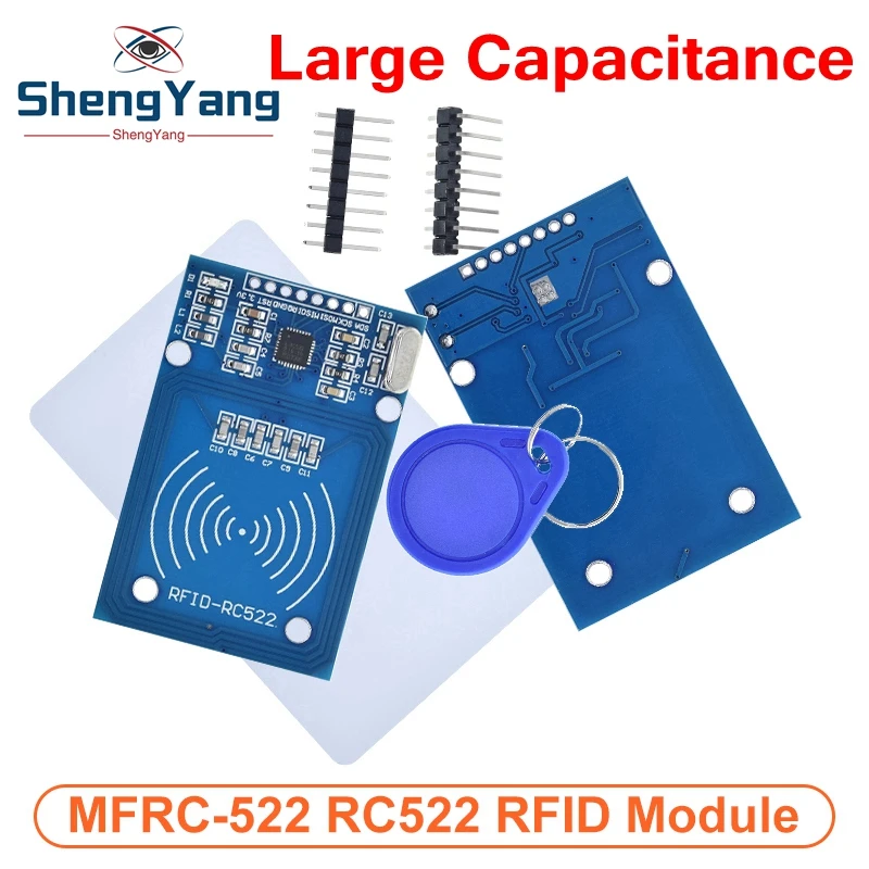 TZT MFRC-522 RC-522 RC522 Antenna RFID IC Wireless Module For Arduino IC KEY SPI Writer Reader IC Card Proximity Module