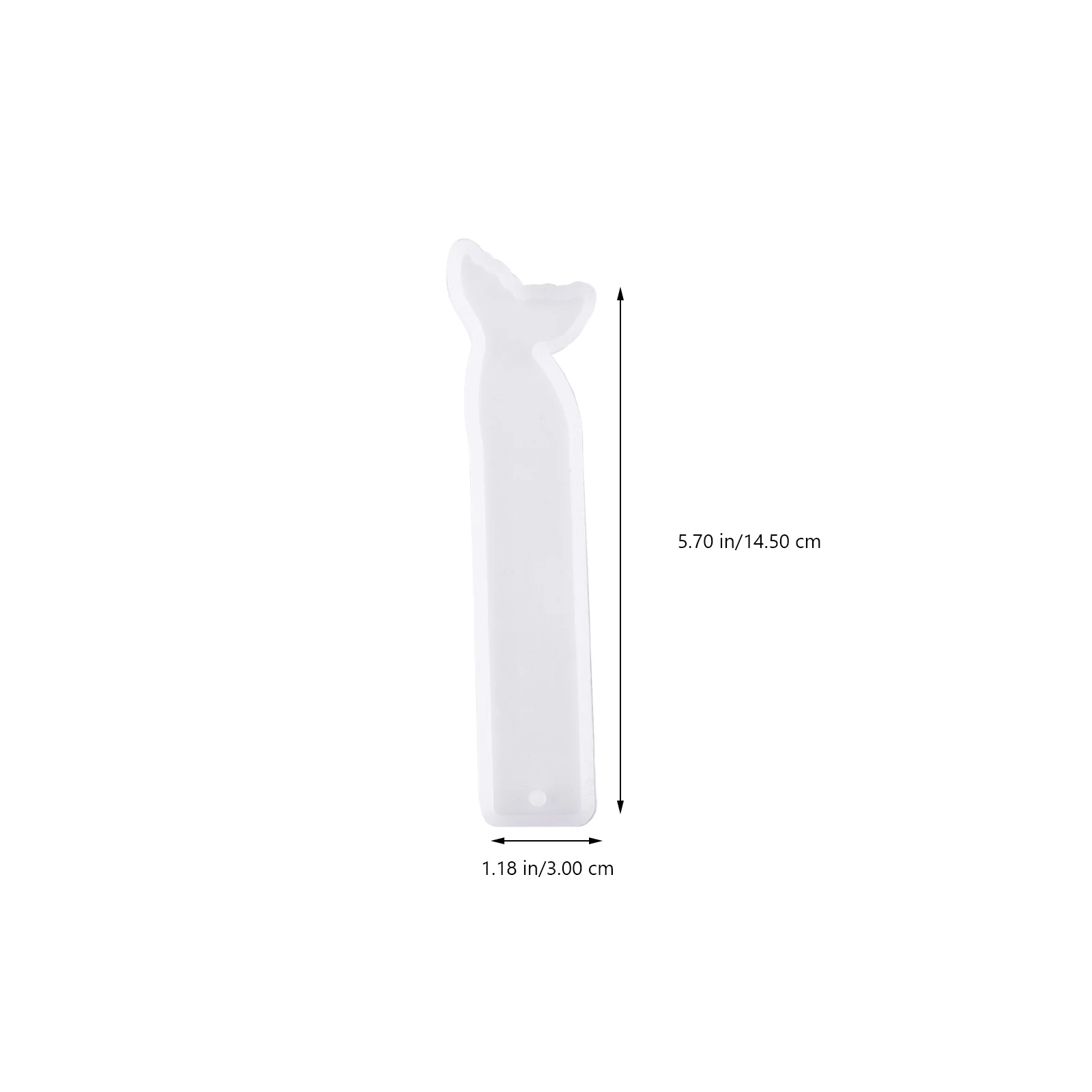 

6pcs Fish Tail Bookmark Mold Silicone DIY Crafts Molds Handmade Accessories Pendan Reusable Soft Pliable Clean Easy