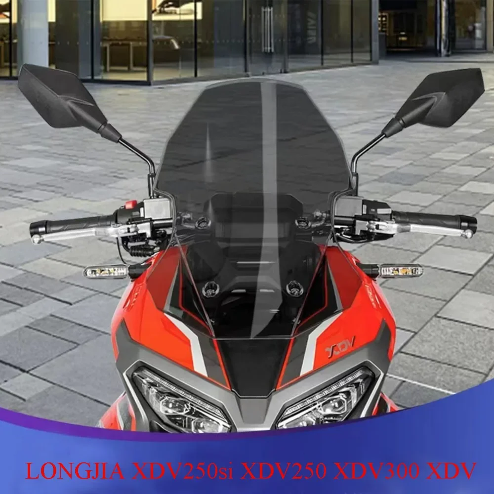 Brand new suitable for LONGJIA XDV250si motorcycle windshield suitable for LONGJIA XDV250si XDV250 XDV300 XDV