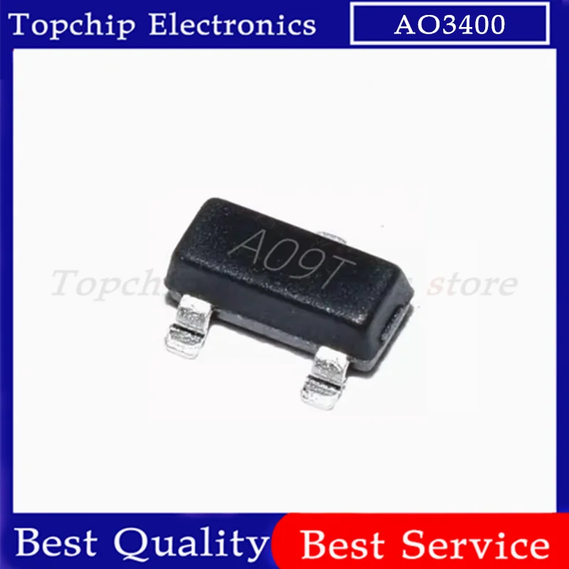 50-100pcs AO3400 AO3400A A09T A19T A29T AO3401 AO3402 SOT23-3 MOSFET