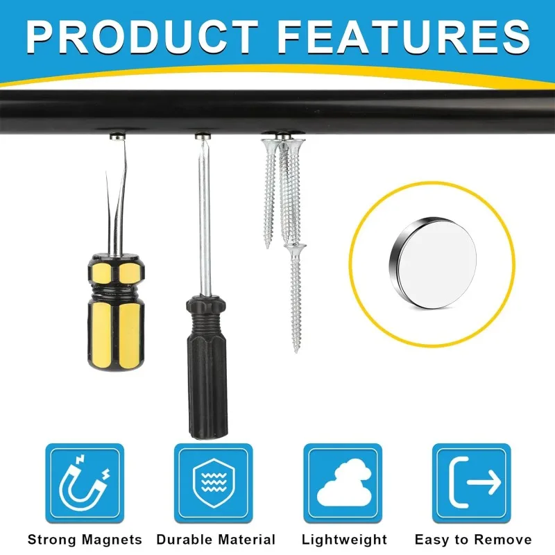 50/100/200 قطعة مغناطيس قوي للغاية مغناطيس قرصي قوي للثلاجة، DIY، البناء، العلمي، الحرف اليدوية، التعليم