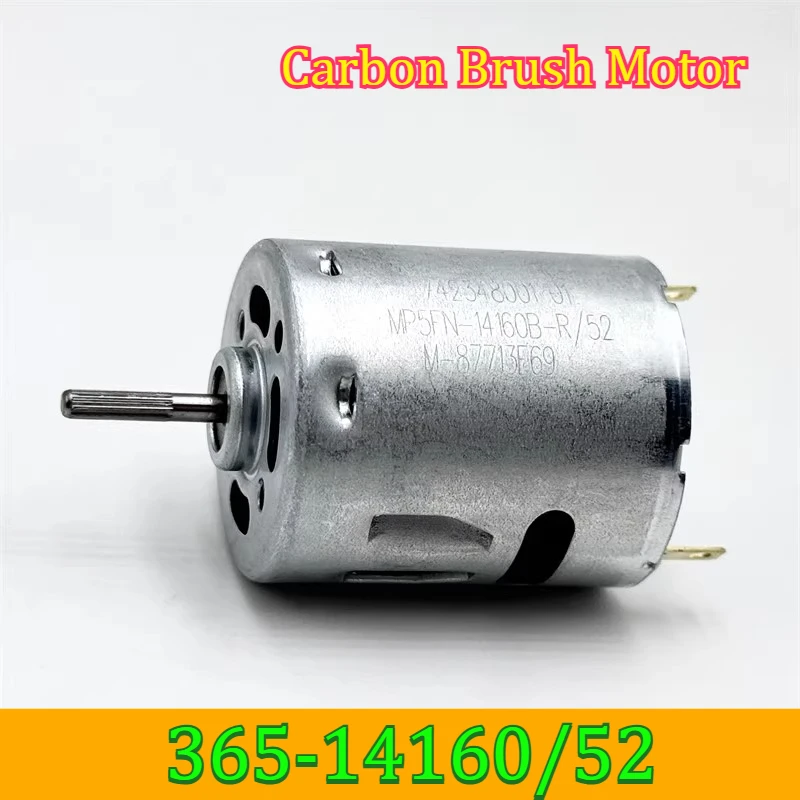 Micro RS-365-14160/52 Strong Magnetic Carbon Brush Motor DC 6V 12V 14.4 18V 24 8200RPM Large Torque Sweeping Machine/ Toy Model