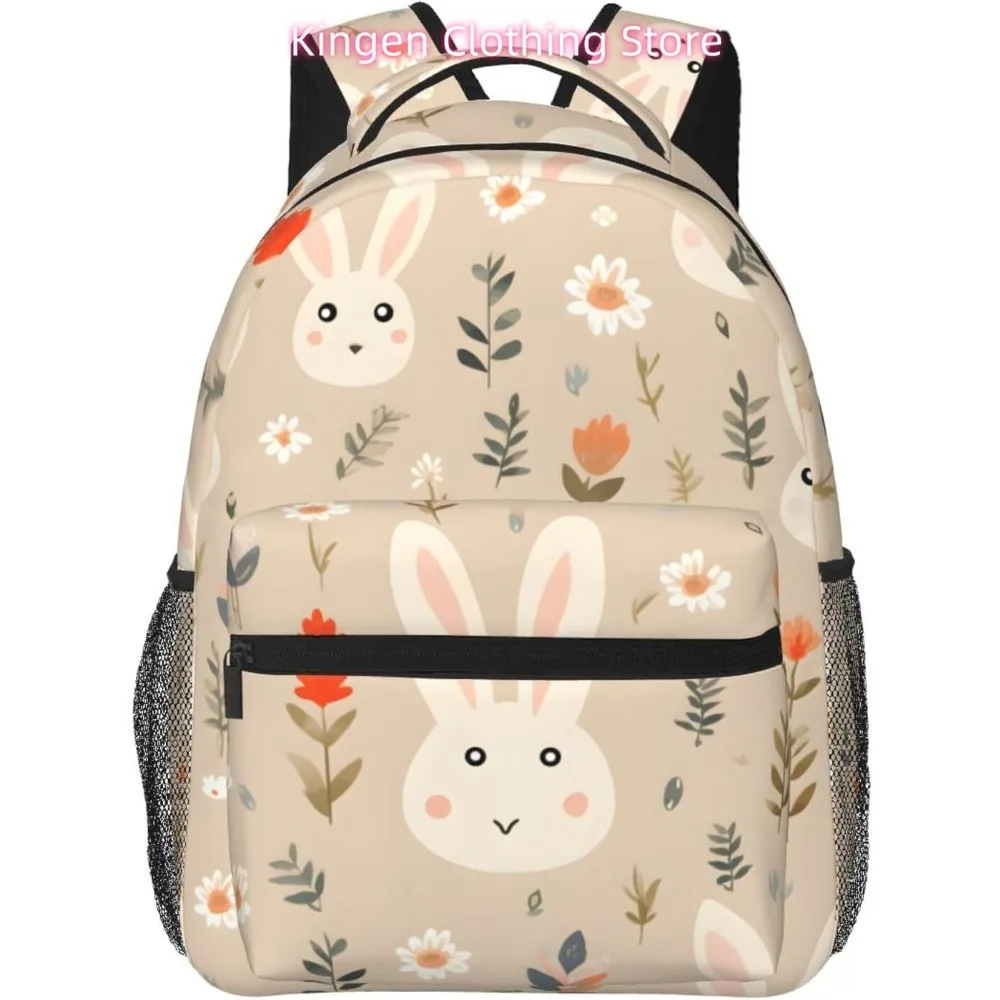 

Сумка для ноутбука обратно в школу Легкий рюкзак для ноутбука с рисунком кролика Легкий многоцелевой дорожный повседневный рюкзак унисекс Colle