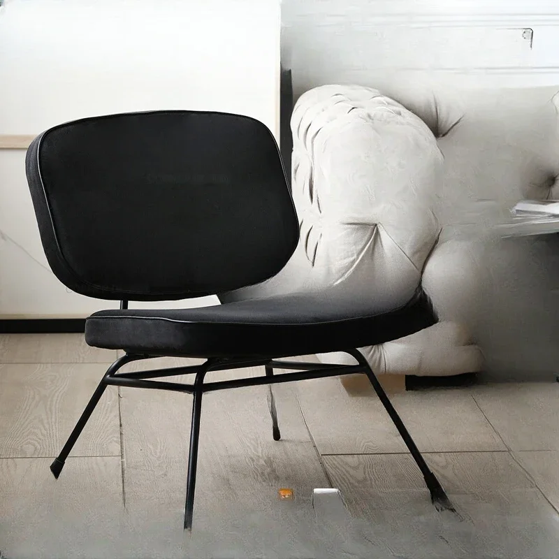 

Single sofa chair modern simple fabric balcony leisure chair living room light luxury home