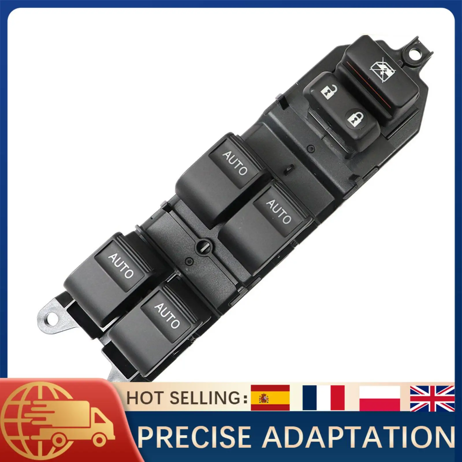 

Светодиодный переключатель стеклоподъемника со стороны водителя OE 84820-0R040 для Toyota Tundra 2007-2021, передняя левая автоматическая замена управления