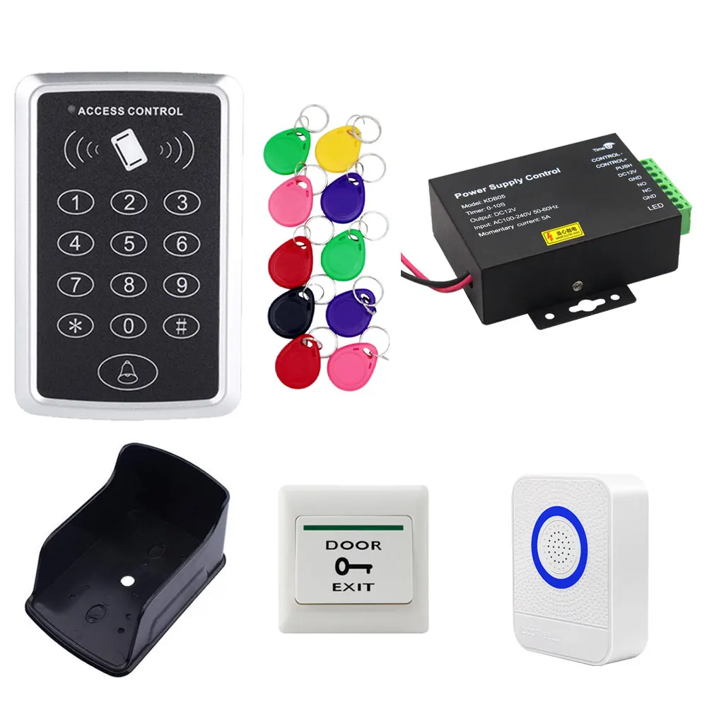 Standalone RFID Access Control Kits Keypad 125KHz Door Lock Controler Openner 1000User for Door Entry Security Protection System