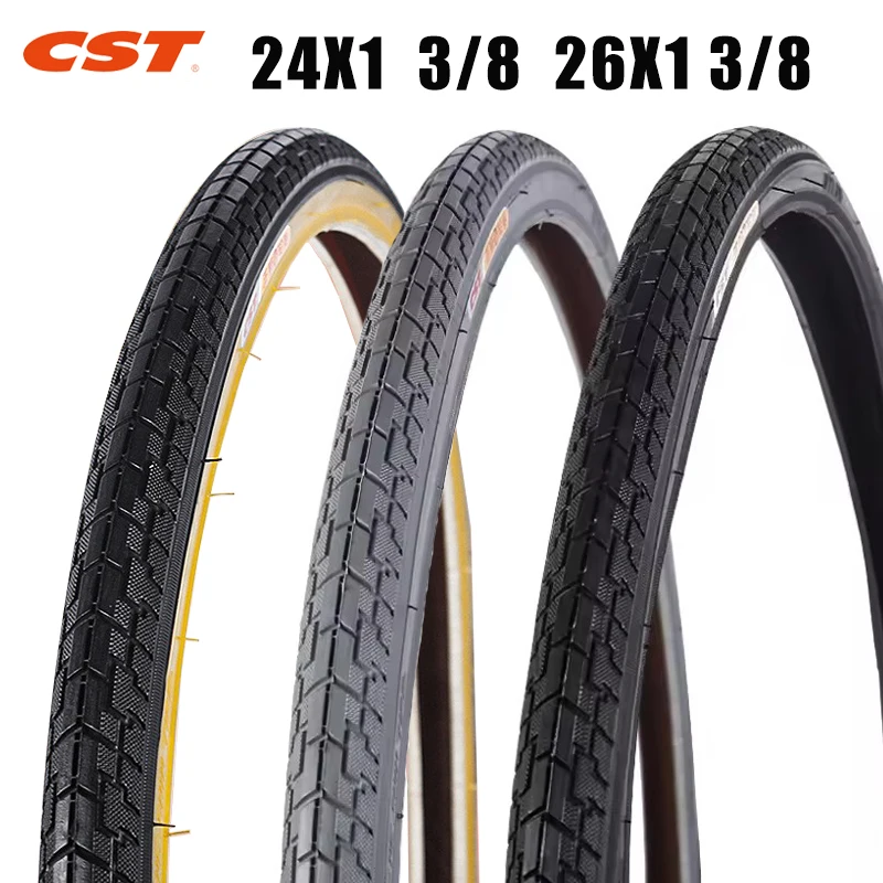 

CST C-979D Mountain Bike Tire 24 26Inch Steel Wire 24 26 *1 3/8 37-540 37-590 Travel bicycle tires