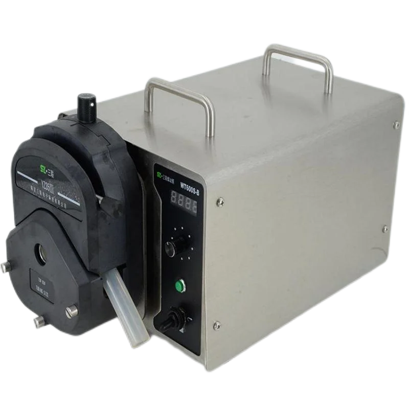 Peristaltic pump, industrial 304 shell, high precision, flow display, timing function, high flow rate, MAX12000ml/min