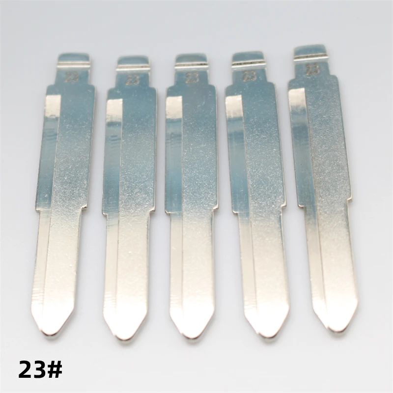

FLYBETTTER OEM 50Pcs 23# Car Flip Key Blade KD Remote Blank Key Blade For Suzuki Alto For Mitsubishi For Keydiy KD Xhorse VVDI