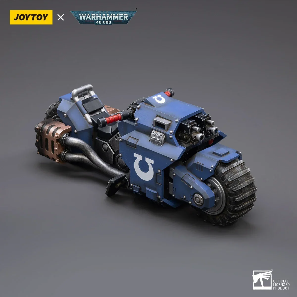 Original JOYTOY 1/18 WARHAMMER 40K Action Figure Space Marines Ultramarines Outriders คอลเลกชันทหารชุดของขวัญ