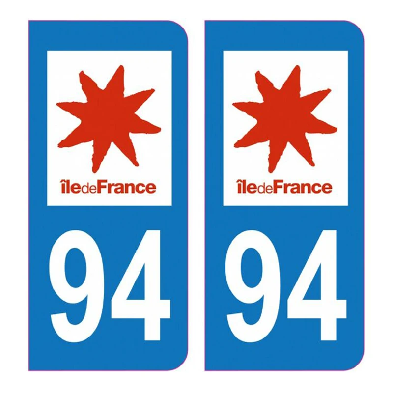 رائعة لوحة ترخيص ملصق 67 إلساس ألزاس أكور ديبت 94 إيل دي فرنسا ديب 67 ألزاس مقاوم للماء بك ملصق مائي