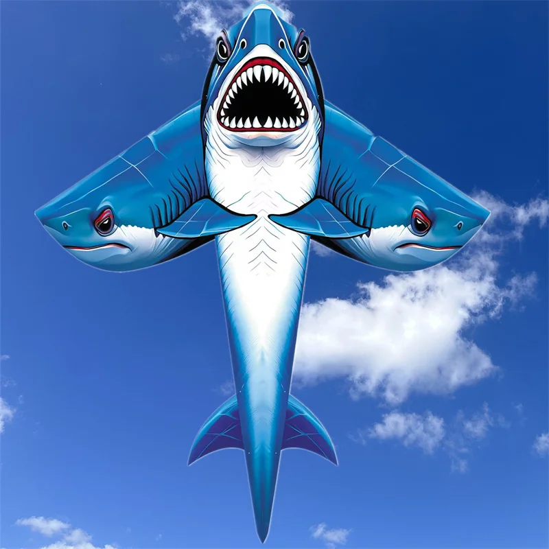 จัดส่งฟรี shark kite wind kite ของเล่นกลางแจ้งสําหรับเด็ก kites professional giant dolphin kite เด็กเกมกลางแจ้งของเล่นสนุก