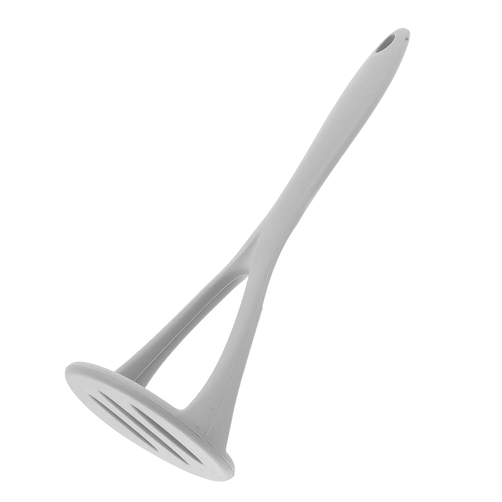

Silicone Potato Masher Grey Comfortable Use Fruit Vegetable Ricer Kitchen Tool Sturdy Potato Ricer