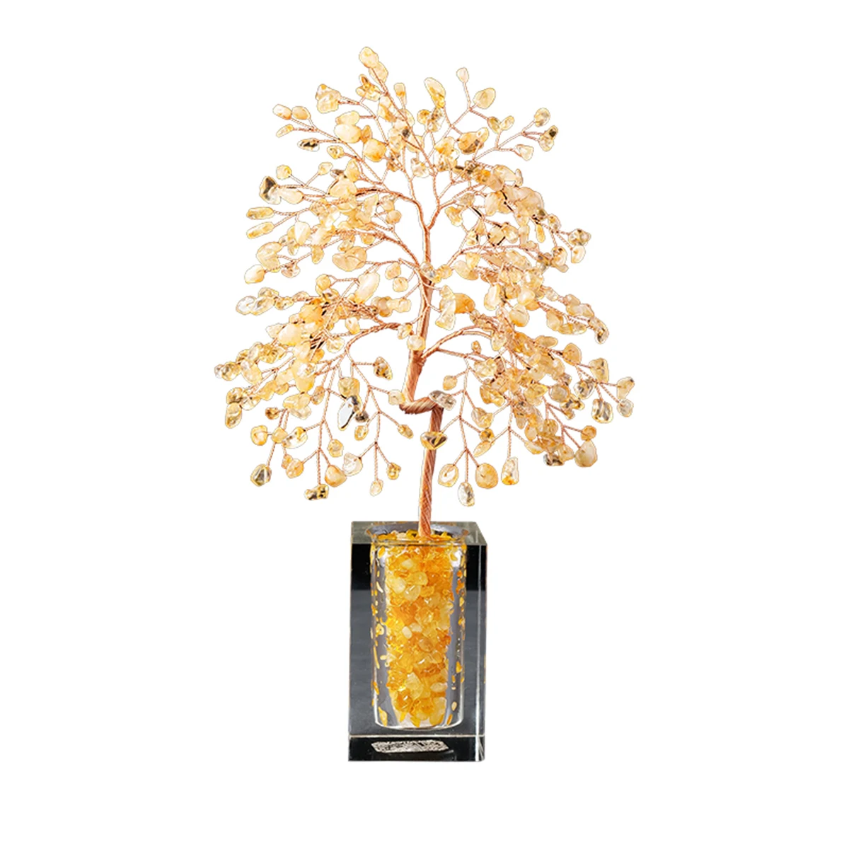 AliExpress Runyangshi 1PC Natural Crystal Gravel Specimen Stone Feng Shui Crystal Money Tree Drift Bottle Desktop Divination Home Decoration