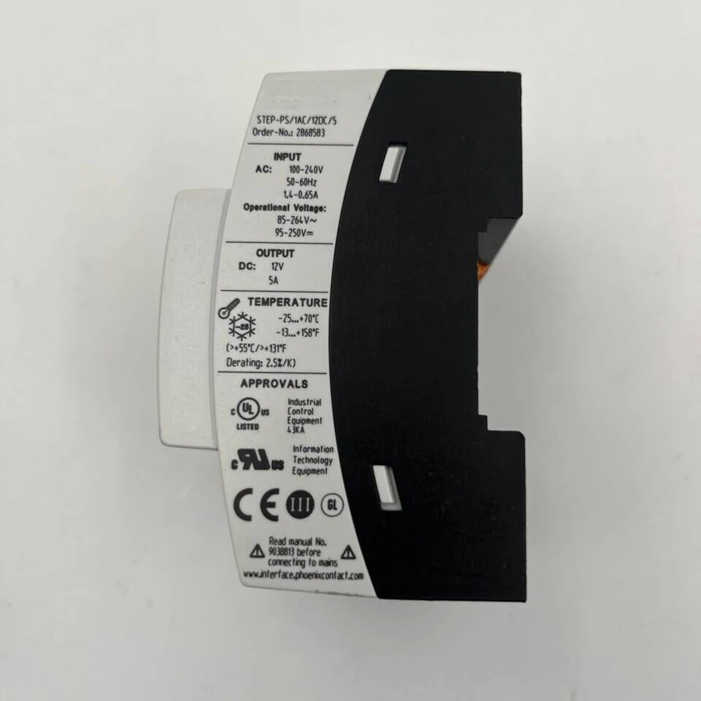 

Power Supply 2868583 PS/1AC/12DC/5 12VDC 5.0A 12V5A 60W For Phoenix