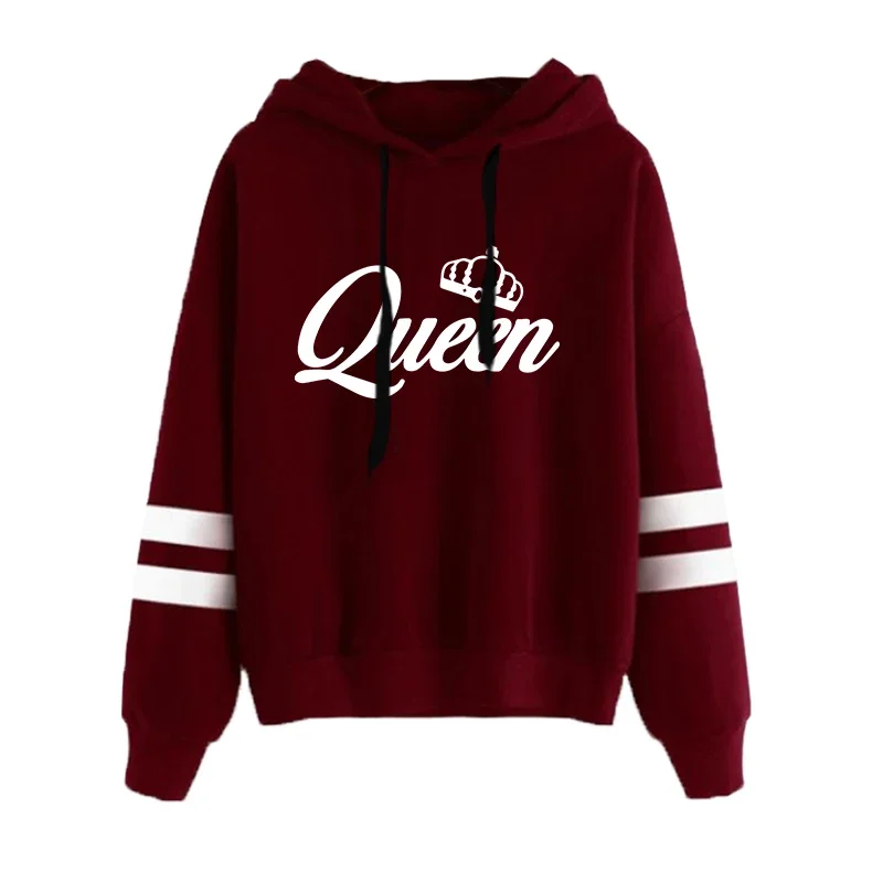 Pullovers Hoodies Hot Sale Autumn Winter Versatile Stripe Women Sweatshirts Style Fashion Casual Sports Daily Simplicity Quality