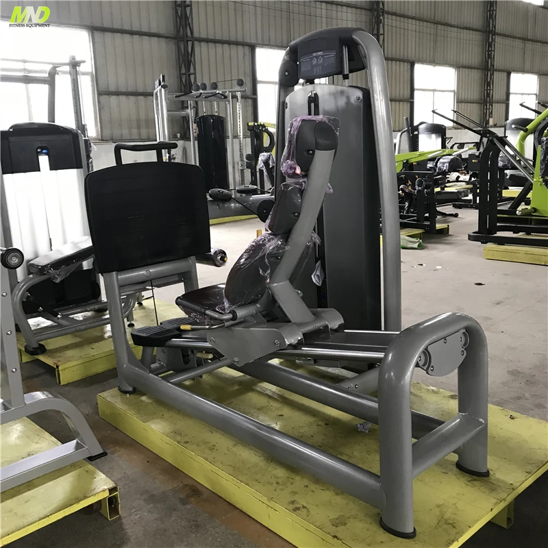 Heavy Strength Machine Multi Gym Long Row Commercial Gym Fitness Equipment Pin Loaded Seated Leg Press Machine