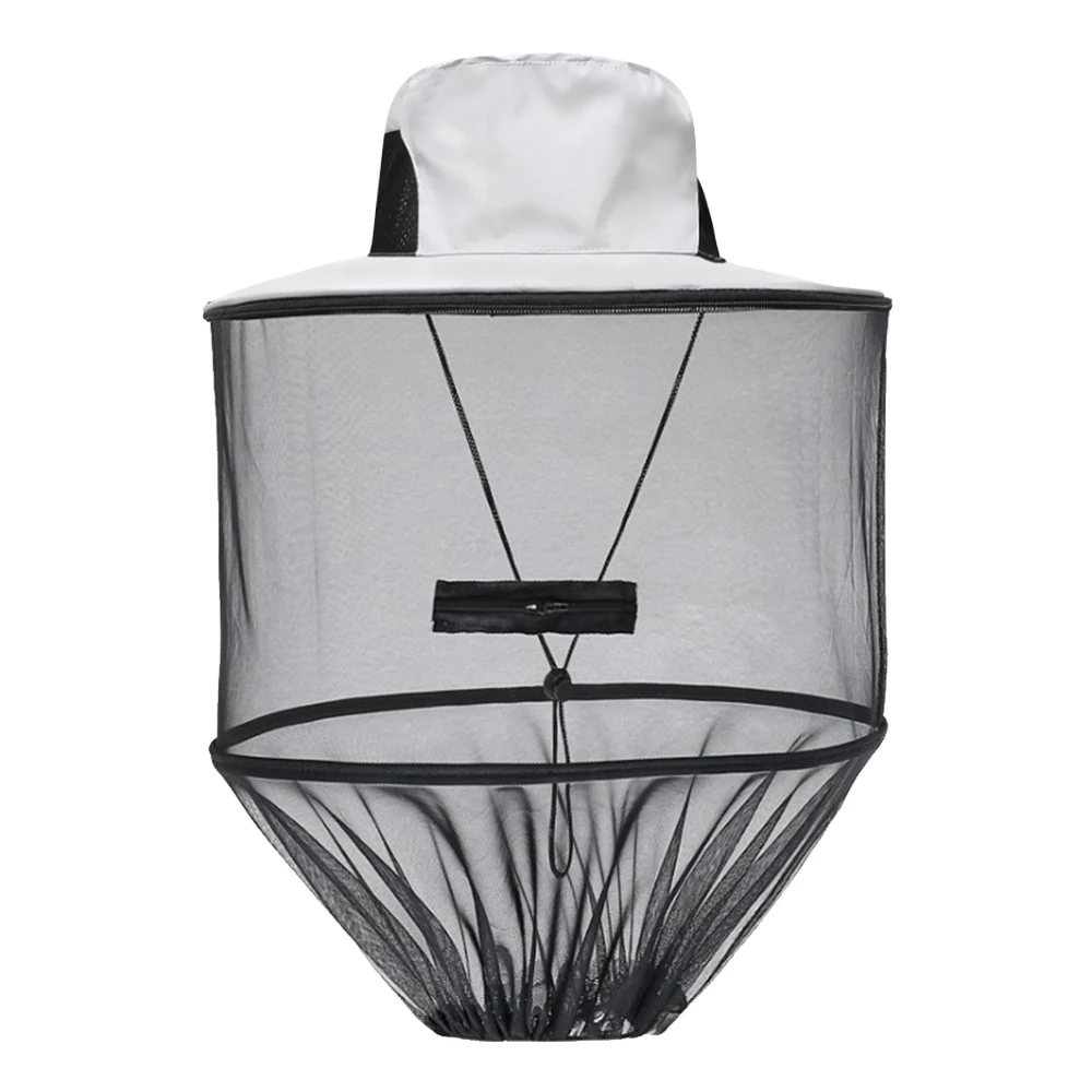 Men Women Hidden Net Mesh Insect Bee Protection Casual Mosquito Hat Outdoor Sunscreen Fishing Cap Repellent Protection