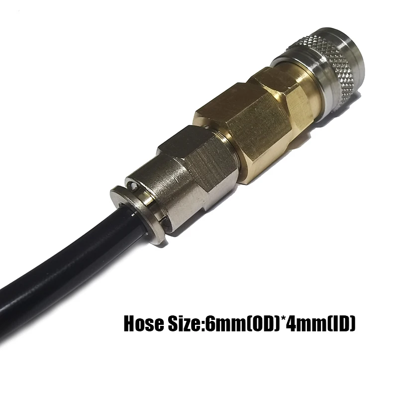 Magnetventil Air HPA Soft Fill Whip Coil Hose Female 2302 Male 23-2 Adapter Foster Quick Disconnect Coupler (US Standard) 150psi/10bar Pneumatik — Detail 3