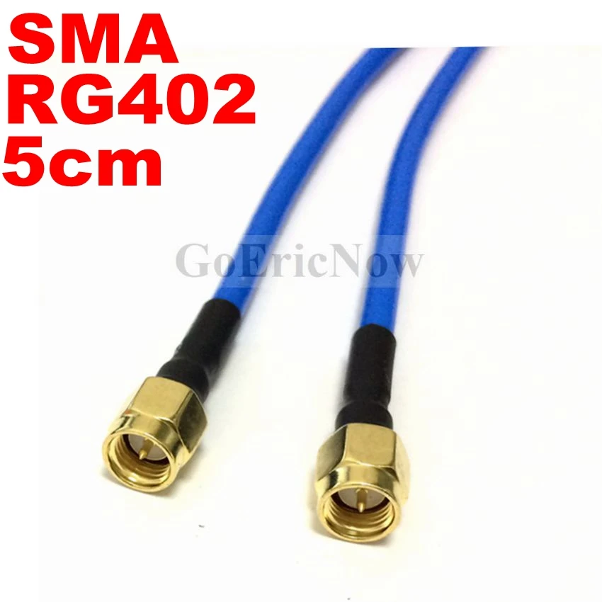 1pcs RF Coaxial Pigtail SMA Male to Male Semi-rigid RG402  Cable Adapter Connector (10cm ,15cm ,20cm 5cm)