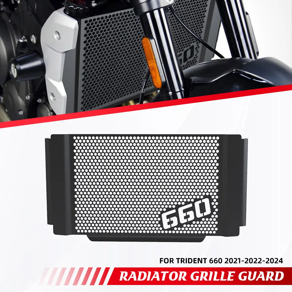 

For Trident 660 2021-2022-2024 Motorcycle Parts Radiator Cover Water Tank Cooler Caps Grille Guard Fairing Protector TRIDENT 660