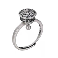 Lotus Seat Rotation Anti Stress Rings for Anxiety Relief Mood Management Gifts