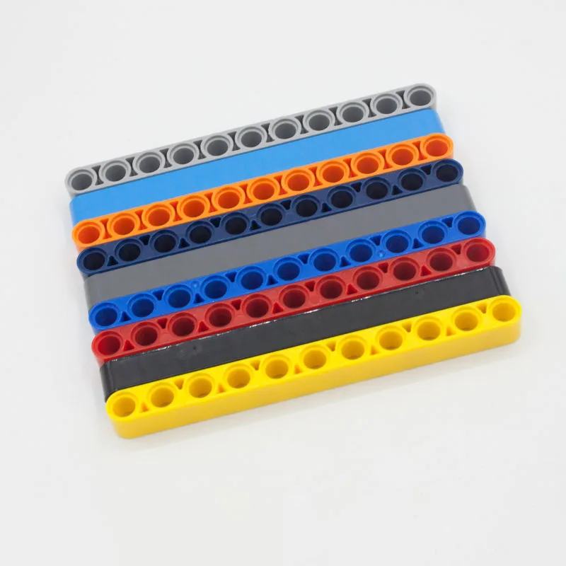 

10Pcs/lot Technical Beam 1x11 Thick Liftarm MOC 32525 Building Blocks DIY Assemble Bricks Parts Toys Compatible with 6029578