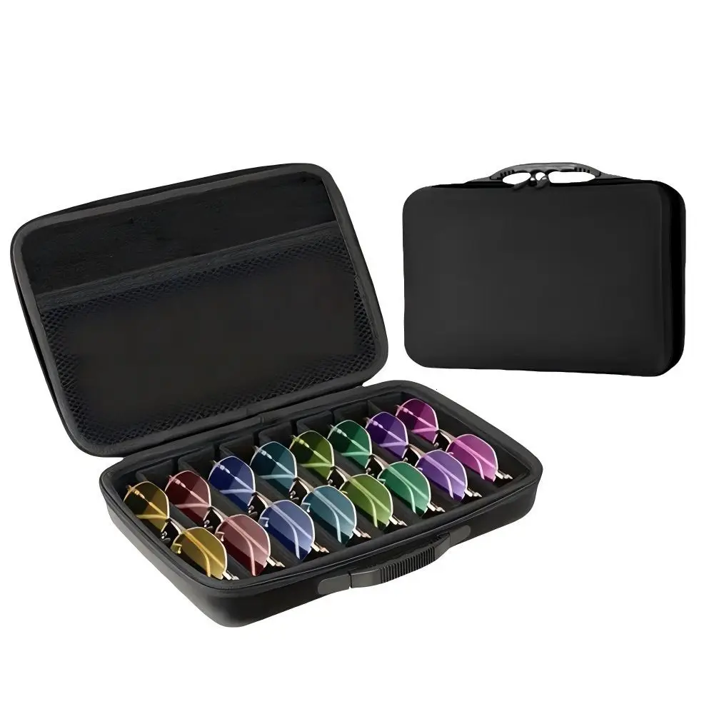 4/5/7/8 Slots Glasses Case Hard Shell Pressure Resistant Sunglasses Cases Portable Travel Sunglasses Organizer For Women Men
