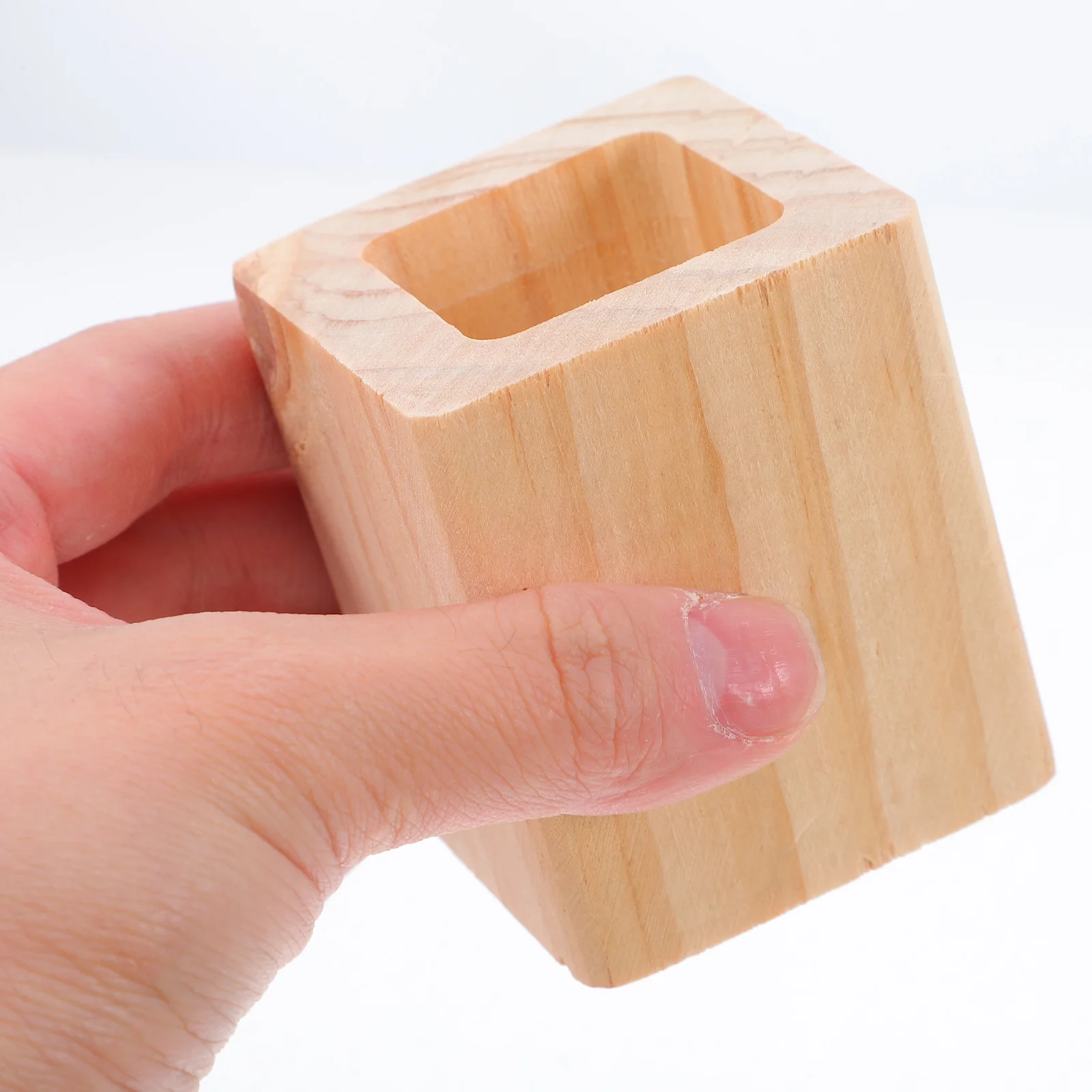 

4pcs Wooden Bed Risers Solid Wood Furniture Lifts For Table Desk Sofa Heavy Duty Square Leg Risers Furniture Leveling Blocks