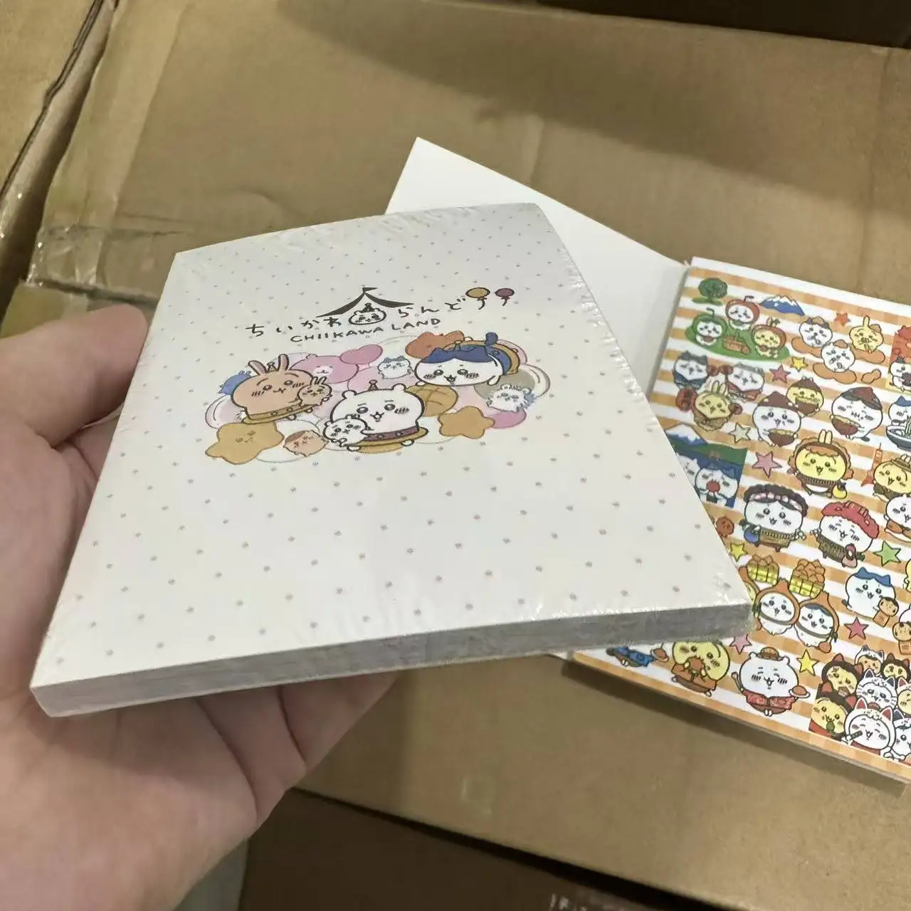 30 Page Cute Anime Chiikawa Stickers Books Kawaii Cartoon Die-cutting Sticker DIY Handbooks Material Sticker Classic Toys Gift view 6