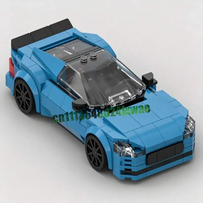 New 294PCS Italian Two Door Performance Coupe MOC Model Custom Puzzle Creative Building Blocks DIY Assembly Toy Collection Gift
