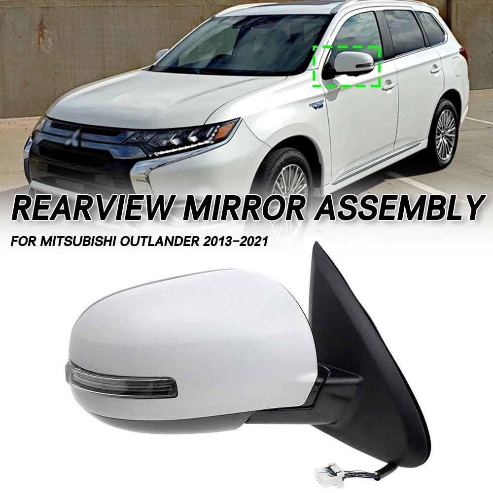 

Для Mitsubishi Outlander 2013-2021: Комплект зеркал заднего вида, боковые зеркала с LED-подсветкой и указателями поворота