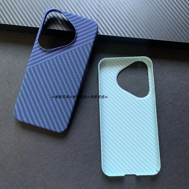 Case For Huawei Pura 70 Pro 70 Ultra Luxury Carbon Fiber Texture PC Cover For Huawei Pura 70 Ultra Pro Shockproof Bumper Funda image 3