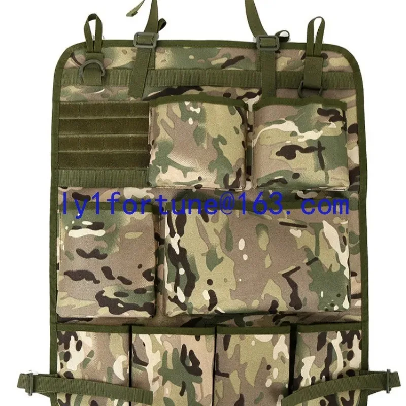2026 camouflage car backrest storage bag tactical tool storage bag multifunctional off-road vehicle equipment seat storage bag