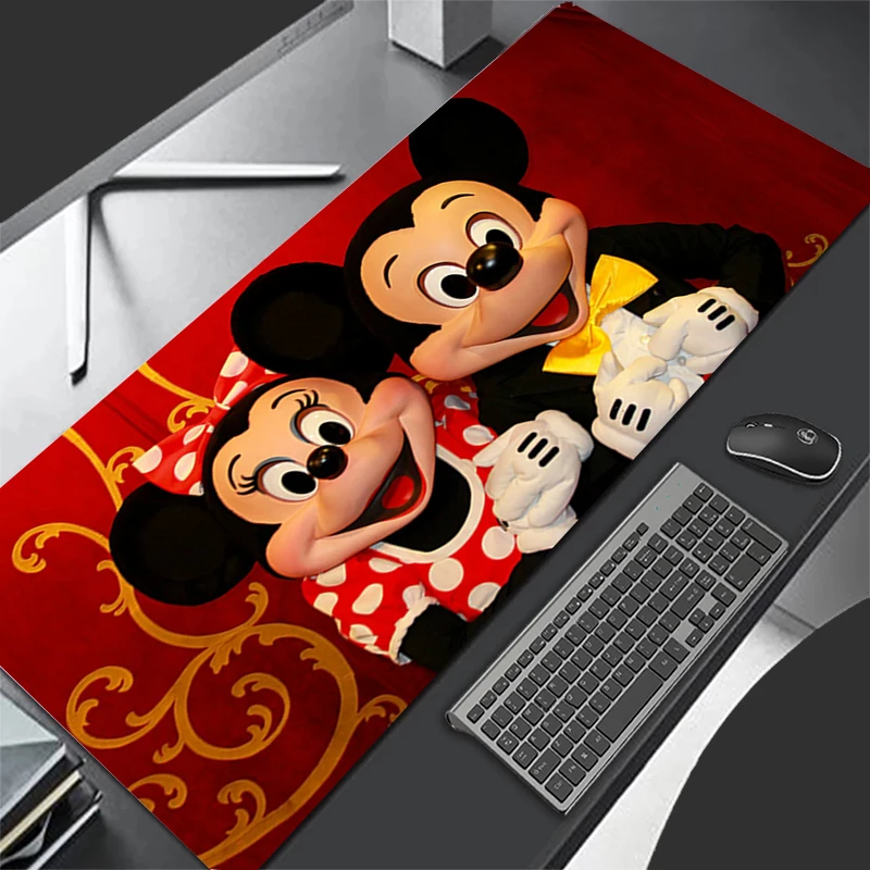 

Mouse Pad Mickey Minnie Gamer Mousepads Big Gaming Mousepad Large Keyboard Mat Waterproof Desk Pad For Computer Laptop Mouse Pad