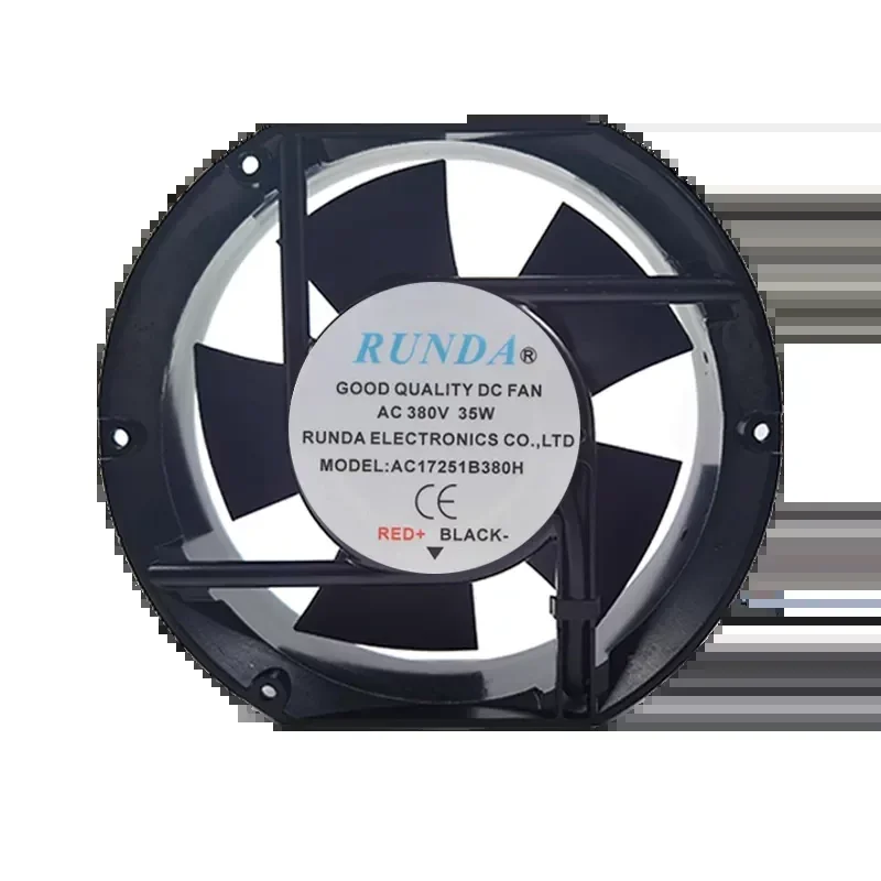 For Original RUNDA AC17251B380H AC 220/380V 35W 17CM Cabinet Fan Cooling Fan