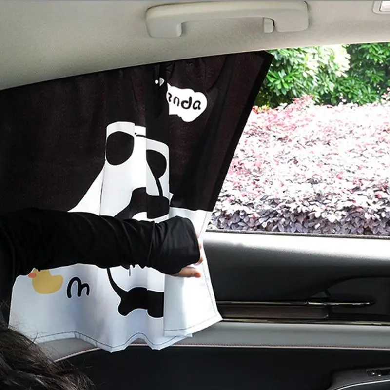 Car Window Screens For Camping Naughty Panda Car Shades For Back Windows Baby Side Window Sun Shade Magnetic Suction Back Window