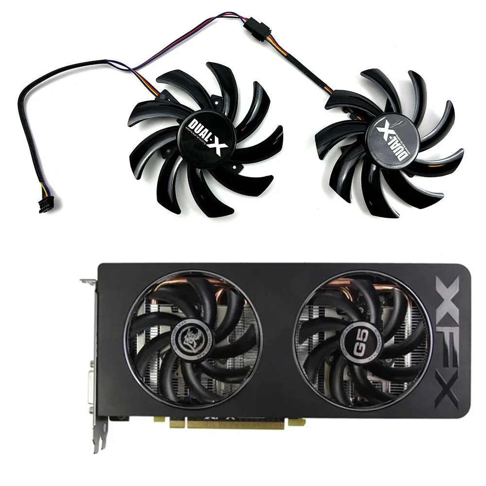 2pcs FD7010H12S FDC10H12S9-C R9 270X GPU Cooler for Xfx R9 285/280/290/290X/280X Rx 480/470 Sapphire R9 270X 280