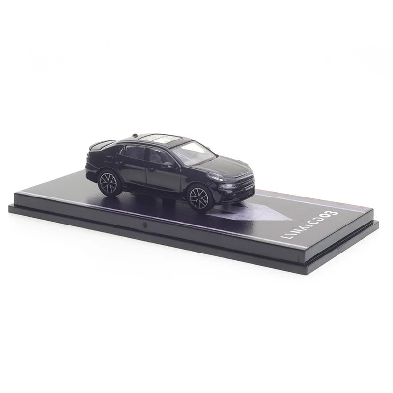 XCarToys 1/64 Lynk & Co03 Grijze Kristallen Doos Auto Legering Speelgoed Motorvoertuig Diecast Metaal Model Kinderen Kerstcadeau speelgoed voor Jongens