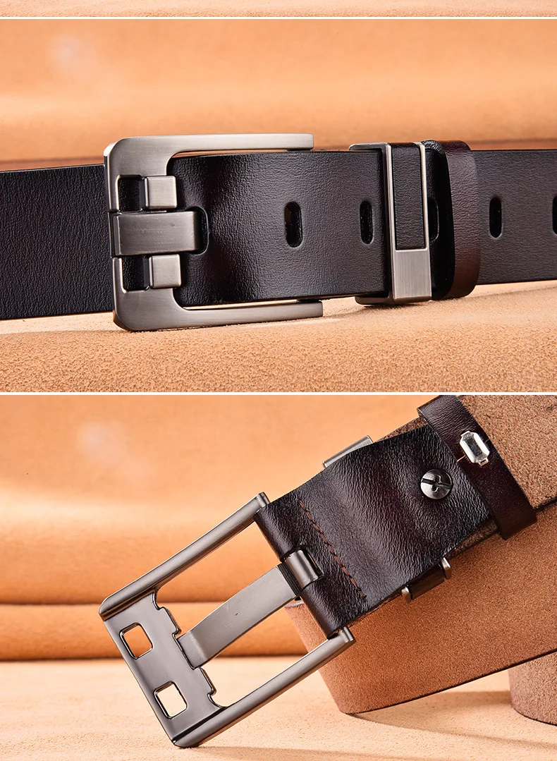 Plus Größe 170cm Gürtel Herrenmode Herren Luxus Designer Rindsleder Gürtel für Jeans Echt leder Nadel schnalle Gürtel – Detail 8